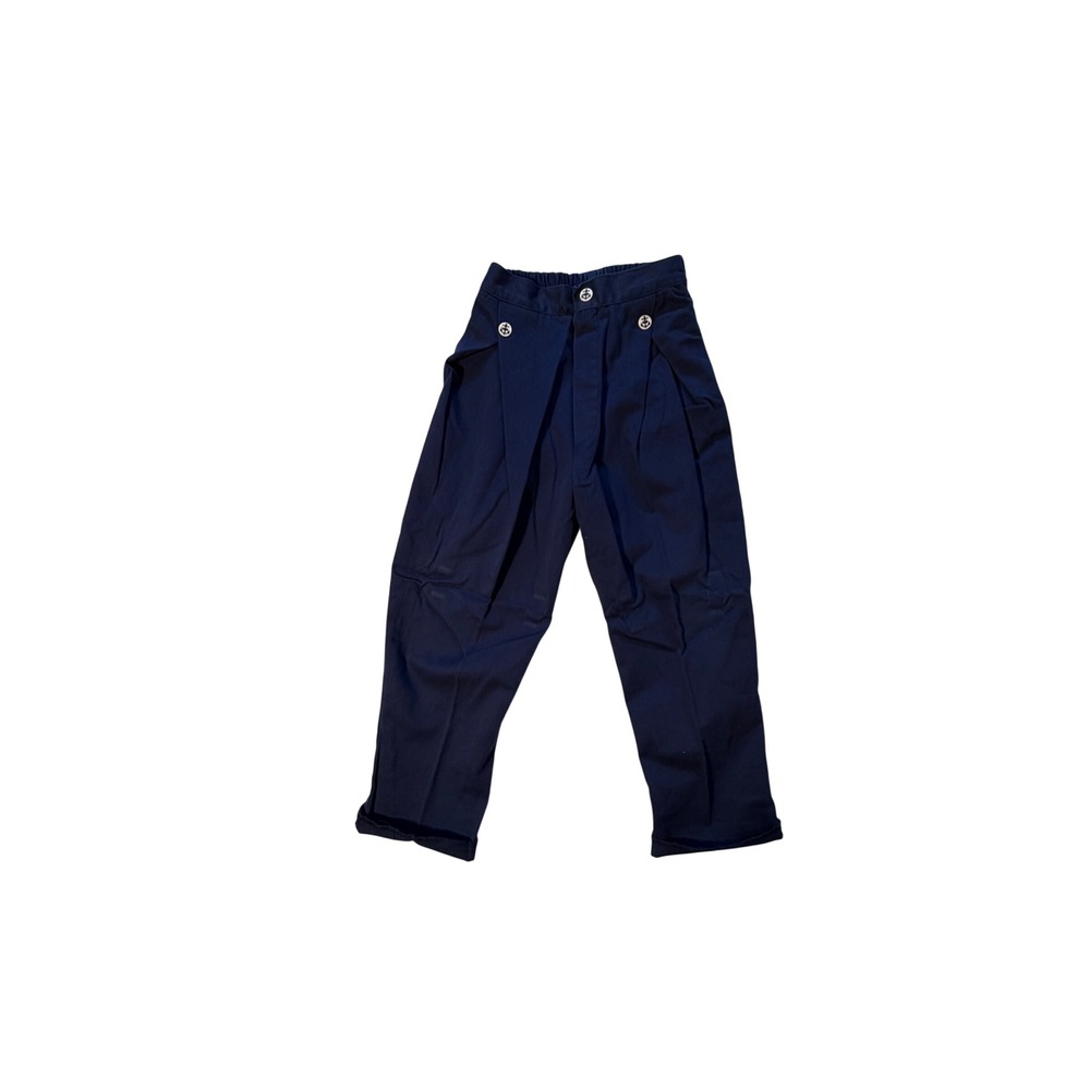Y2K L.A. Kidders Boys Vintage 3 Piece Nautical Set Cardigan Polo Pants Navy 4T - Picture 7 of 14